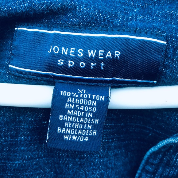 Jones Wear Sport Denim Jean Jacket XL - Picture 10 of 14